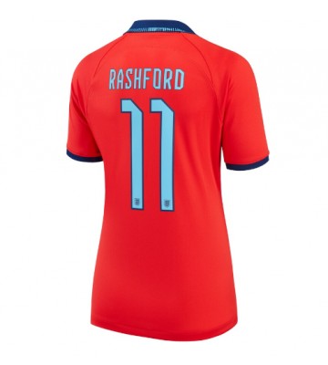 Lacne Ženy Futbalové dres Anglicko Marcus Rashford #11 MS 2022 Krátky Rukáv - Preč
